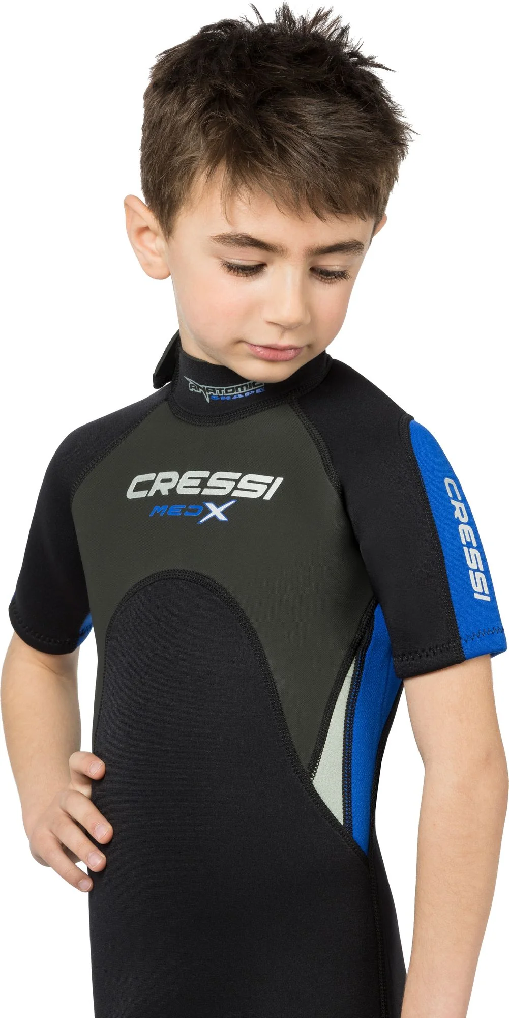 Kinder Shorty Cressi Med-x Neoprenanzug Junior Front Rechts