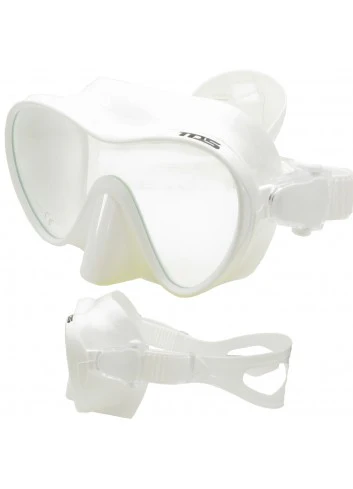 Nahaufnahme der weichen, doppelten Silikon-Dichtlippe der TDS Maske Fun für optimalen Komfort und absolute Dichtigkeit ohne Druckstellen.