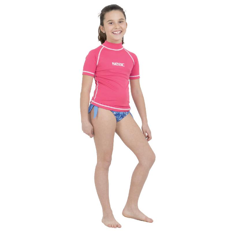 Seac T-Sun Kurz Kinder Pink Rashguard von Seac, Ansicht 3