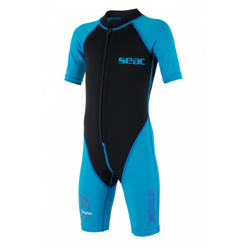 Seac Dolphin Kinder-Shorty 1,5 mm Blau/Schwarz Schnorcheln Schwimmen