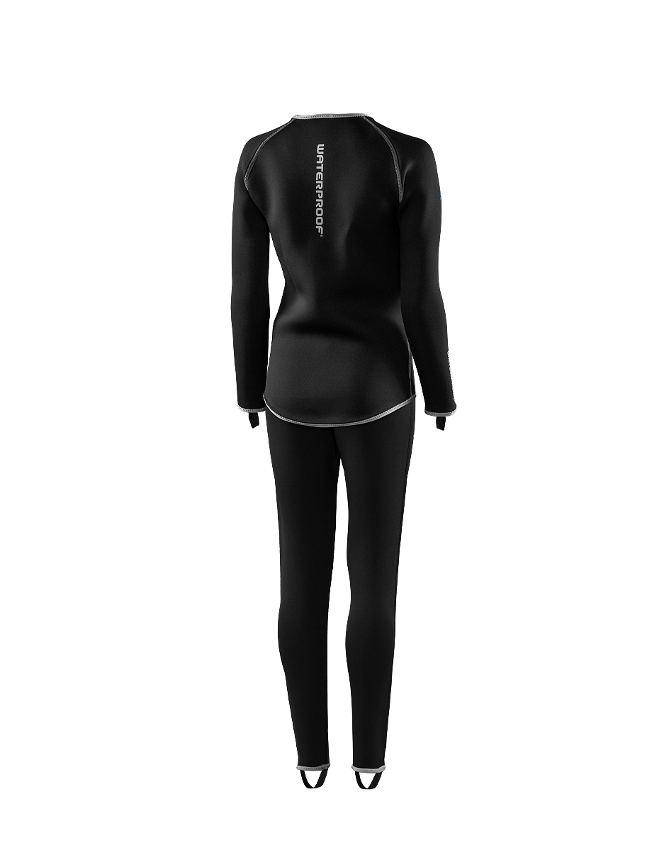 ückenansicht des Waterproof Meshtec 3D Tops für Damen mit schützender, verlängerter Nierenpartie