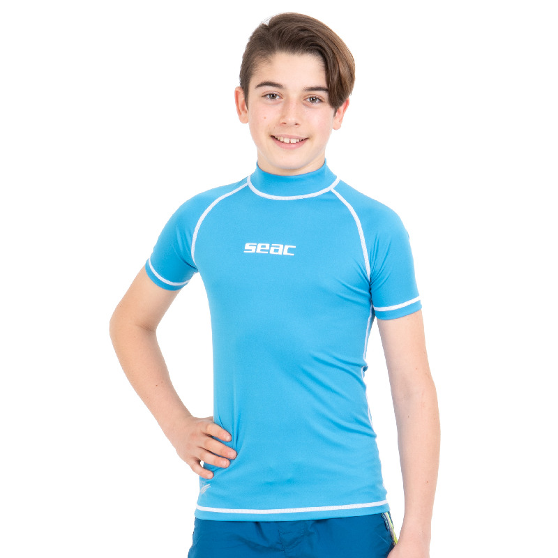 Seac T-Sun Kurz Kinder Hellblau Rashguard von Seac