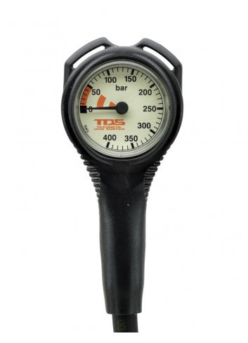 TDS Finimeter Mini mit Schlauch von TDS Technical Dive System als Produktbild bei my-tauchshop.de