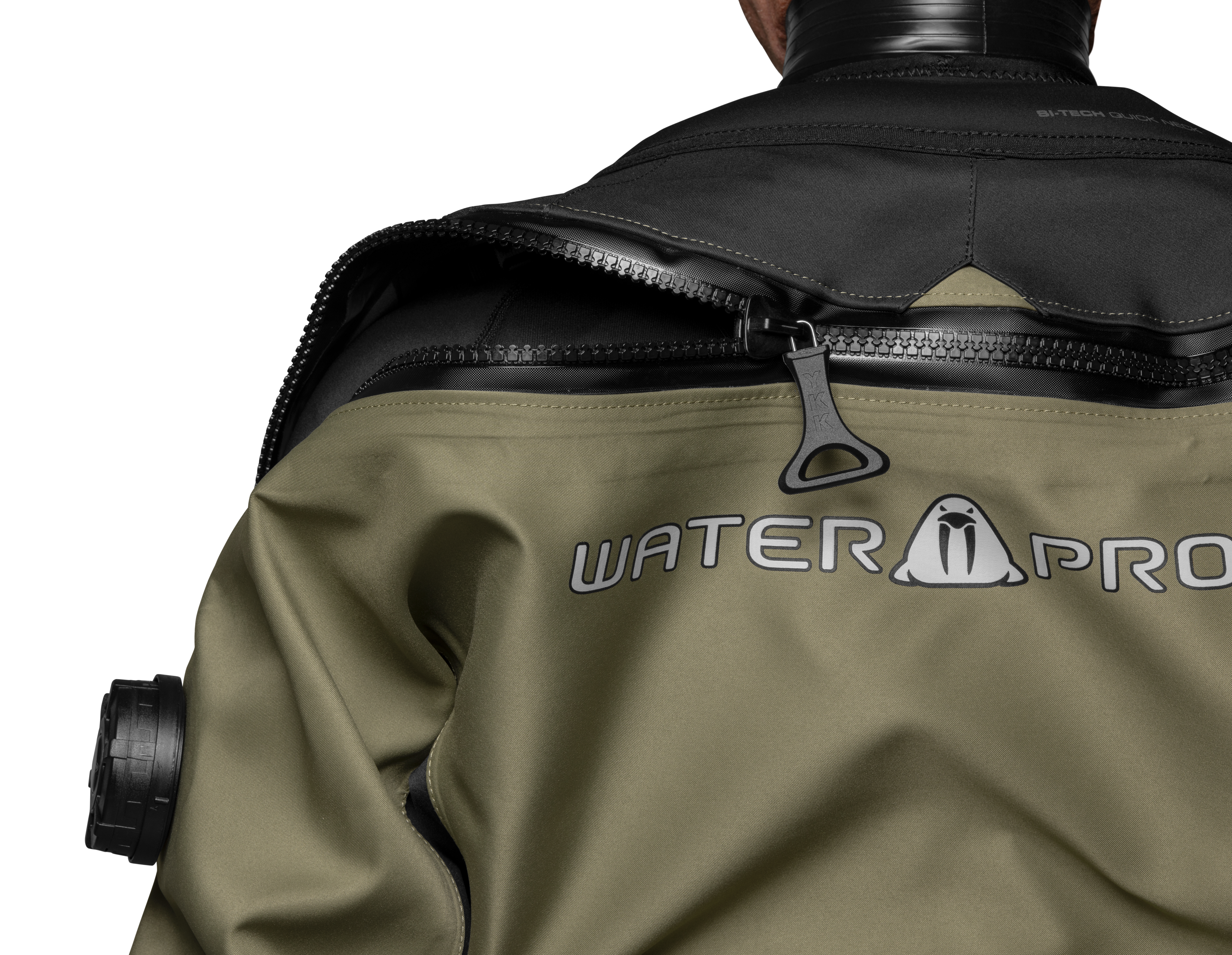 Back-Zip leichter und beweglicher Waterproof D3 Ergo Trilaminat Trockentauchanzug für anspruchsvolle Tek-Taucher, Kaltwassertaucher und Reisen