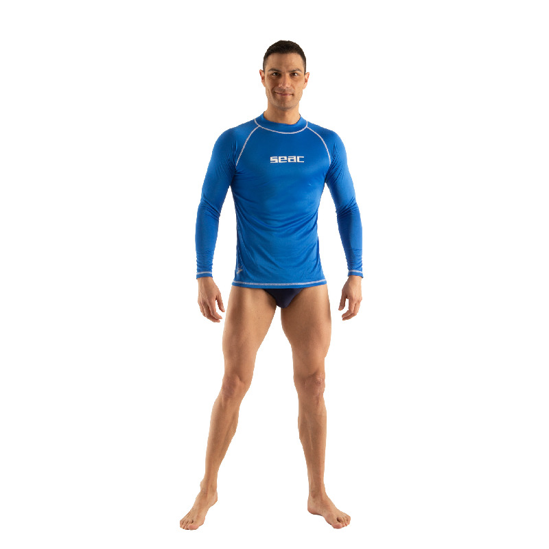 Seac T-Sun Long Herren Blau Rashguard von Seac, Ansicht 2