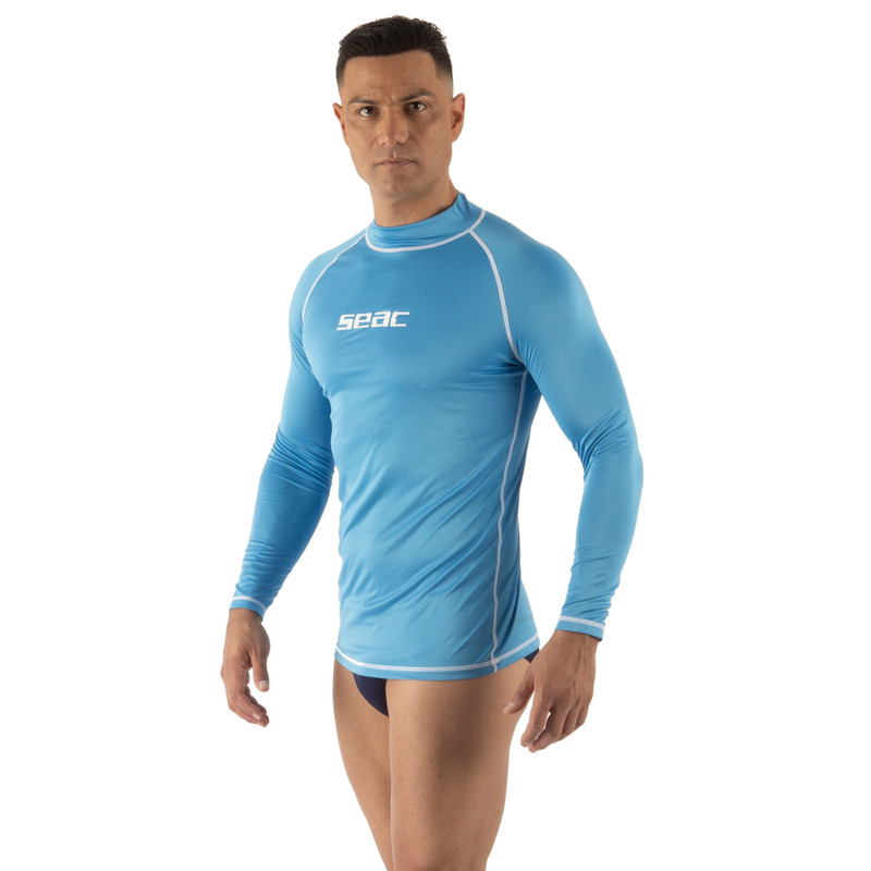 Seac T-Sun Long Herren Hellblau Rashguard von Seac, Ansicht 2