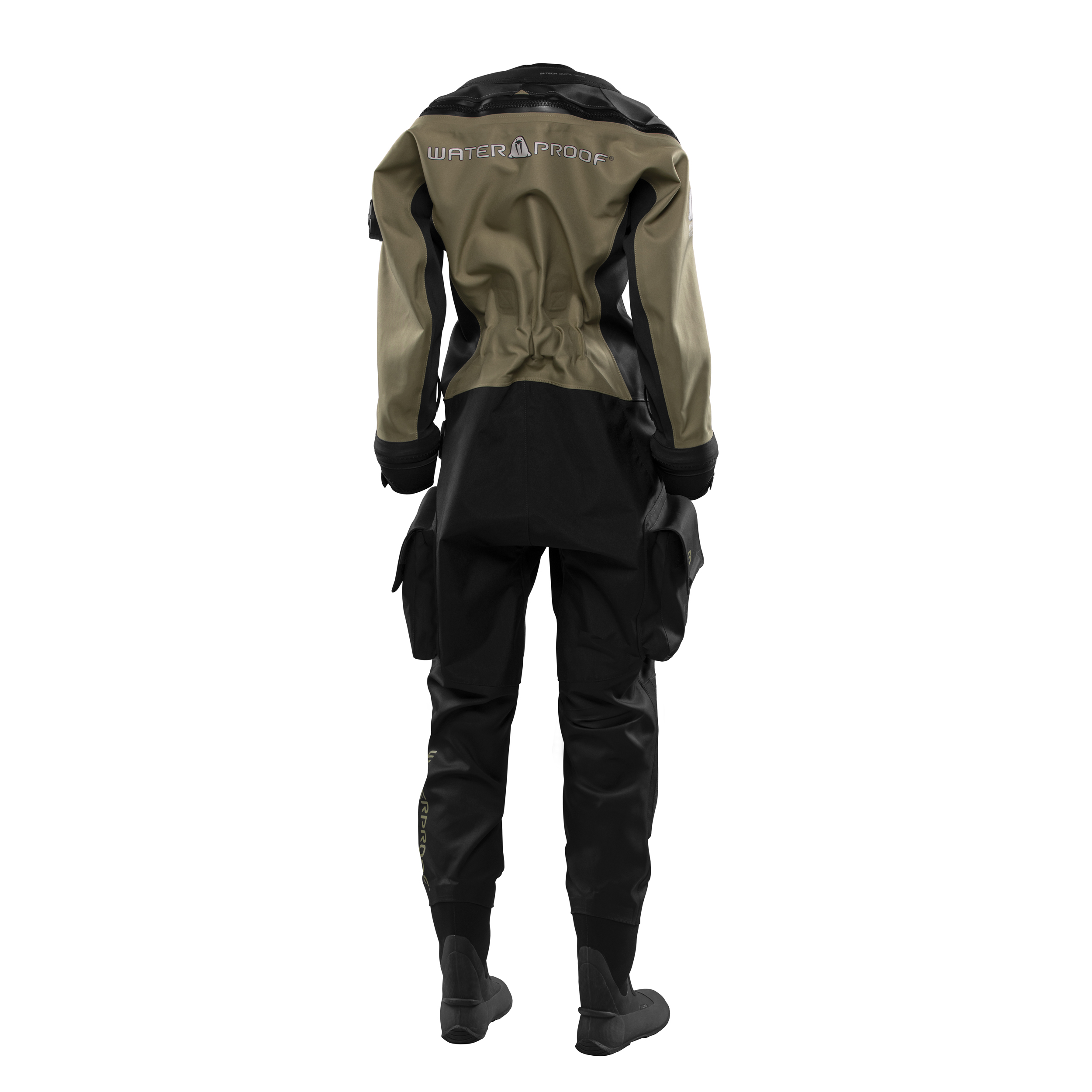 Lady Back leichter und beweglicher Waterproof D3 Ergo Trilaminat Trockentauchanzug für anspruchsvolle Tek-Taucher, Kaltwassertaucher und Reisen