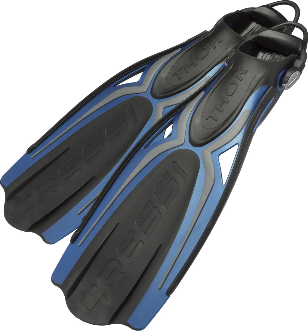 Geräteflosse Tauchflosse Fersenbandflosse Cressi Thor EBS kaufen Bungee-Strap Balu Übersicht