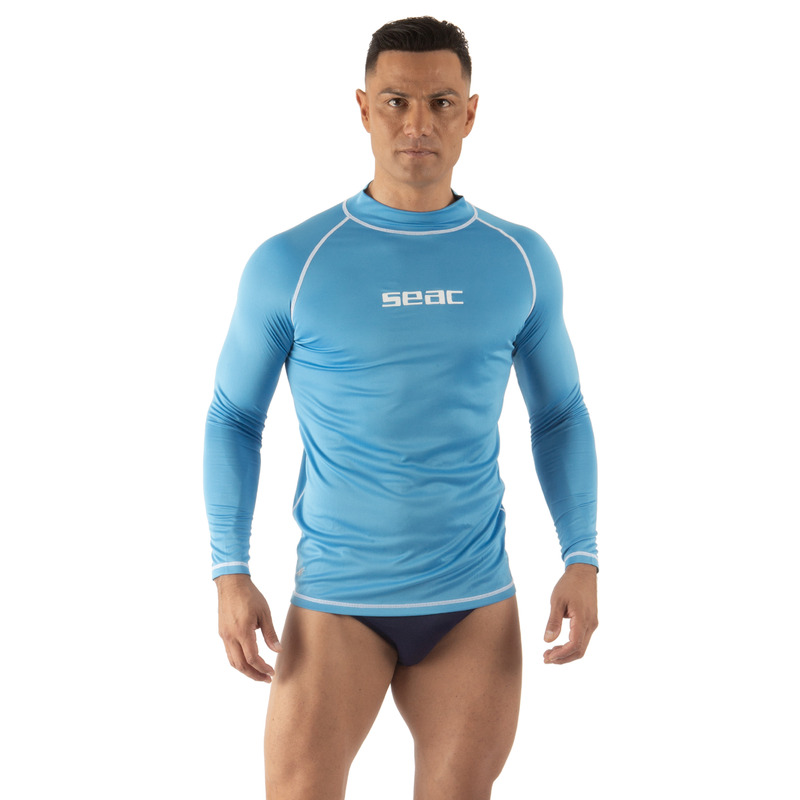 Seac T-Sun Long Herren Hellblau Rashguard von Seac