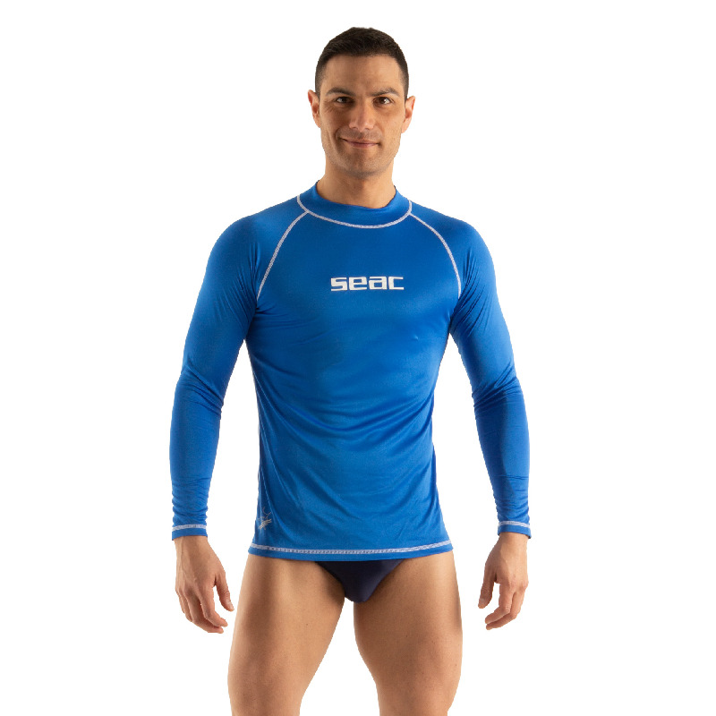Seac T-Sun Long Herren Blau Rashguard von Seac