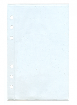 5 Klarsichthüllen für Sub Base Sub-Book ungeteilt, gelocht