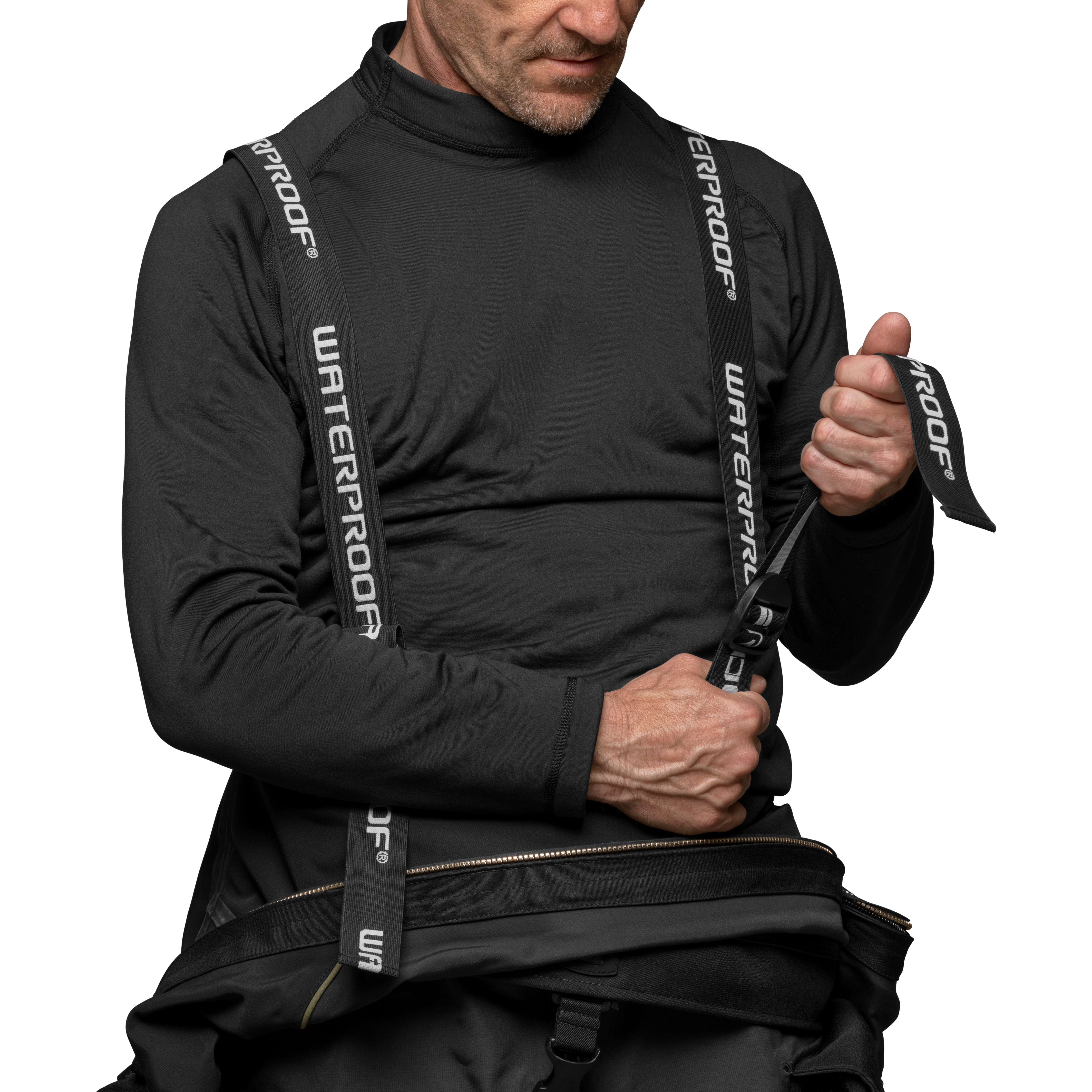 Suspenders_Waterproof D7X Nylotech Premium Trilaminat Trockentauchanzug für maximale Bewegungsfreiheit