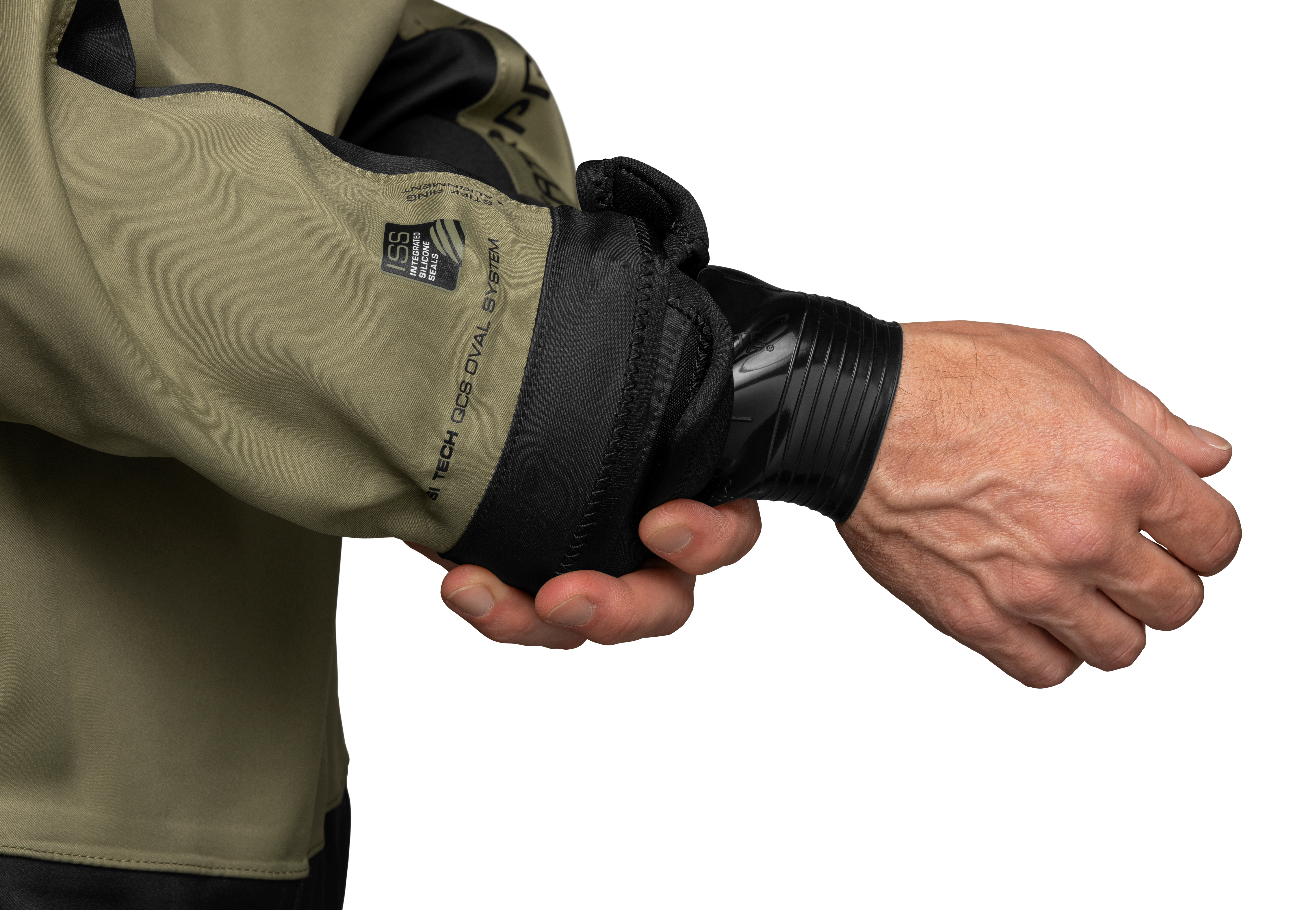 QCS leichter und beweglicher Waterproof D3 Ergo Trilaminat Trockentauchanzug für anspruchsvolle Tek-Taucher, Kaltwassertaucher und Reisen