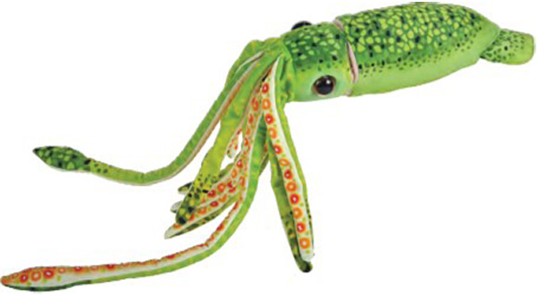 Tintenfisch Wild Republic Kuscheltier grün orange blau