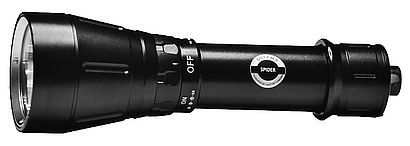 Die kompakte Oceama Spider T-3000 LED Tauchlampe mit 3000 Lumen Leuchtkraft aus robustem Aluminium