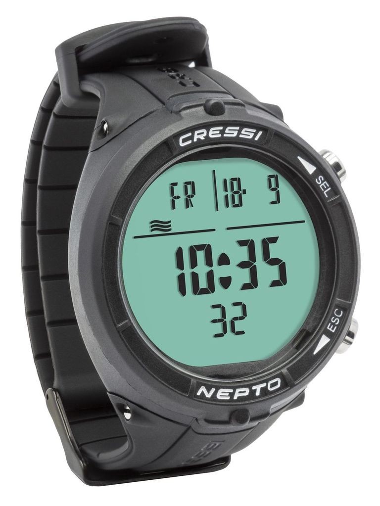 Cressi Nepto Tauchcomputer schwarz bllau green Cressi Nepto Tauchcomputer schwarz bllau green