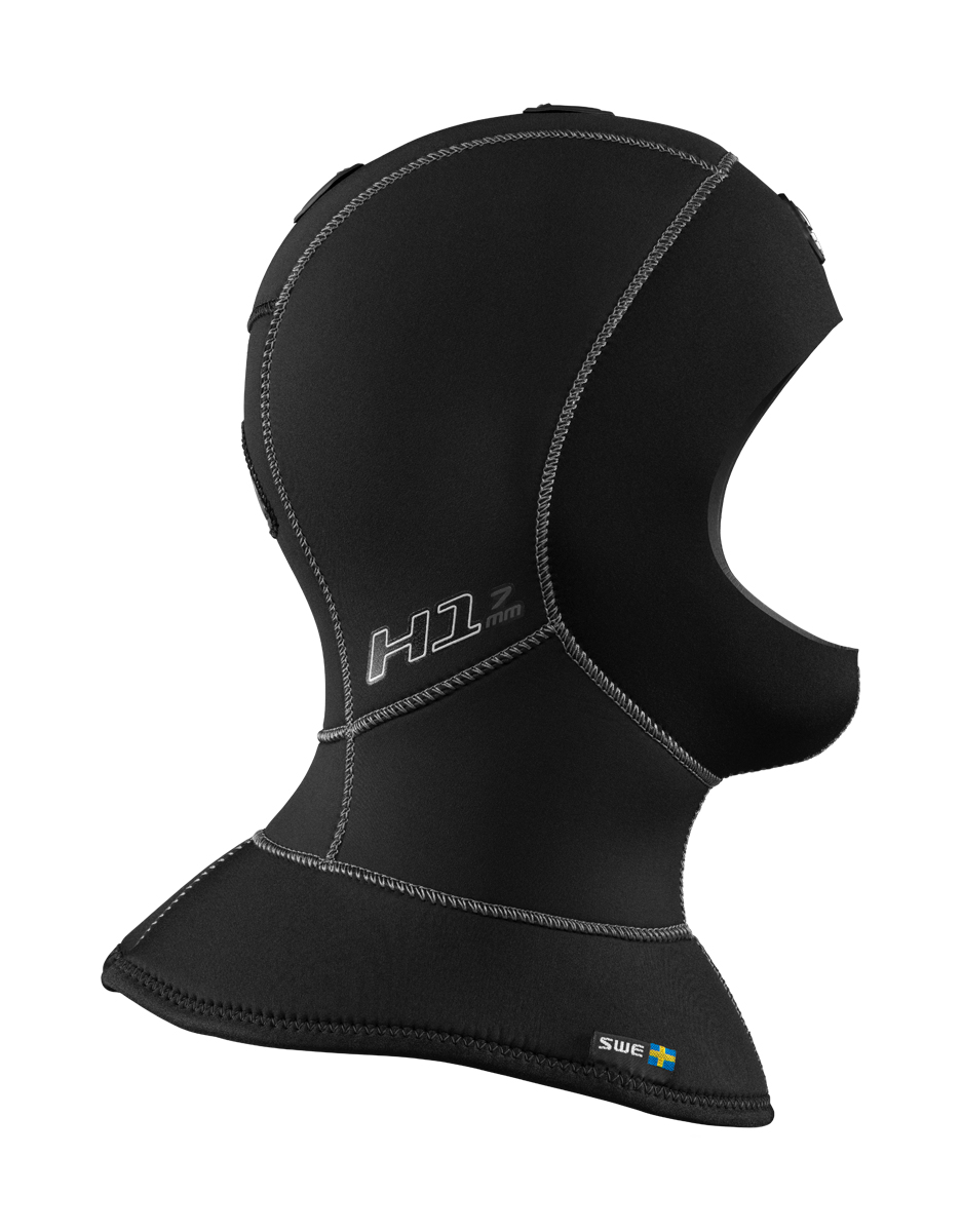 Kopfhaube zum Tauchen H1 5/7MM schwarz