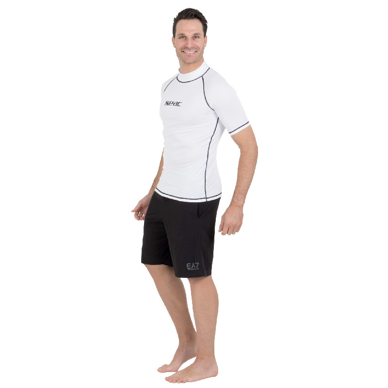 Seac T-Sun Kurz Herren Weiß Rashguard von Seac, Ansicht 2