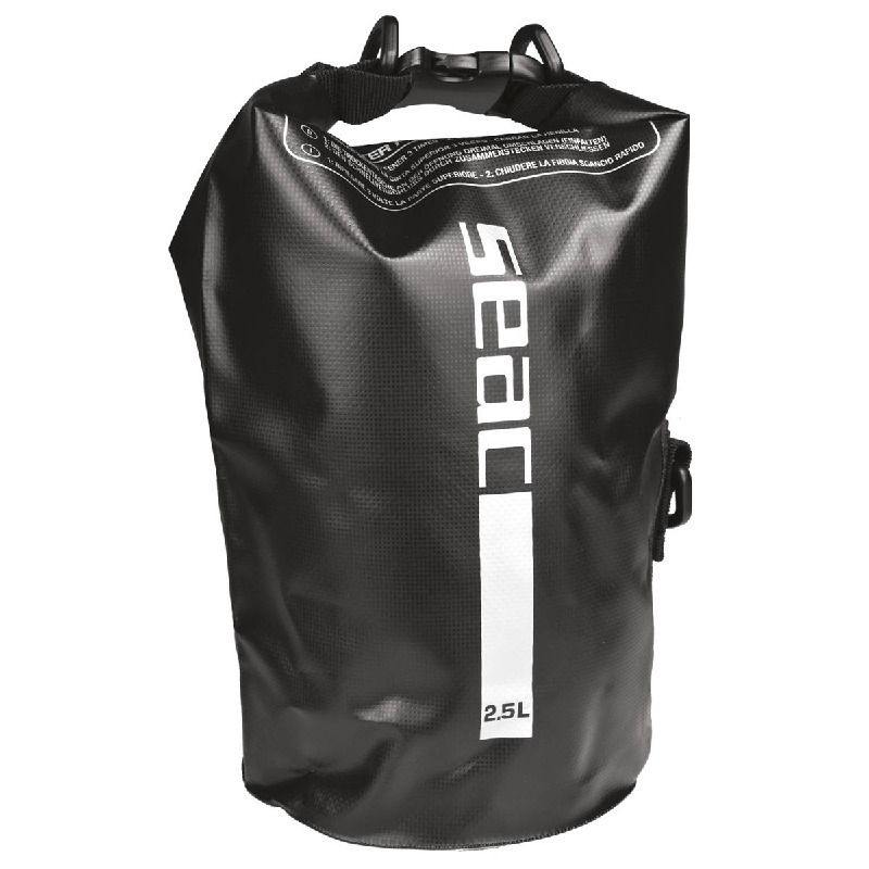 Seac Dry Bag Schwarz 2,5 Liter