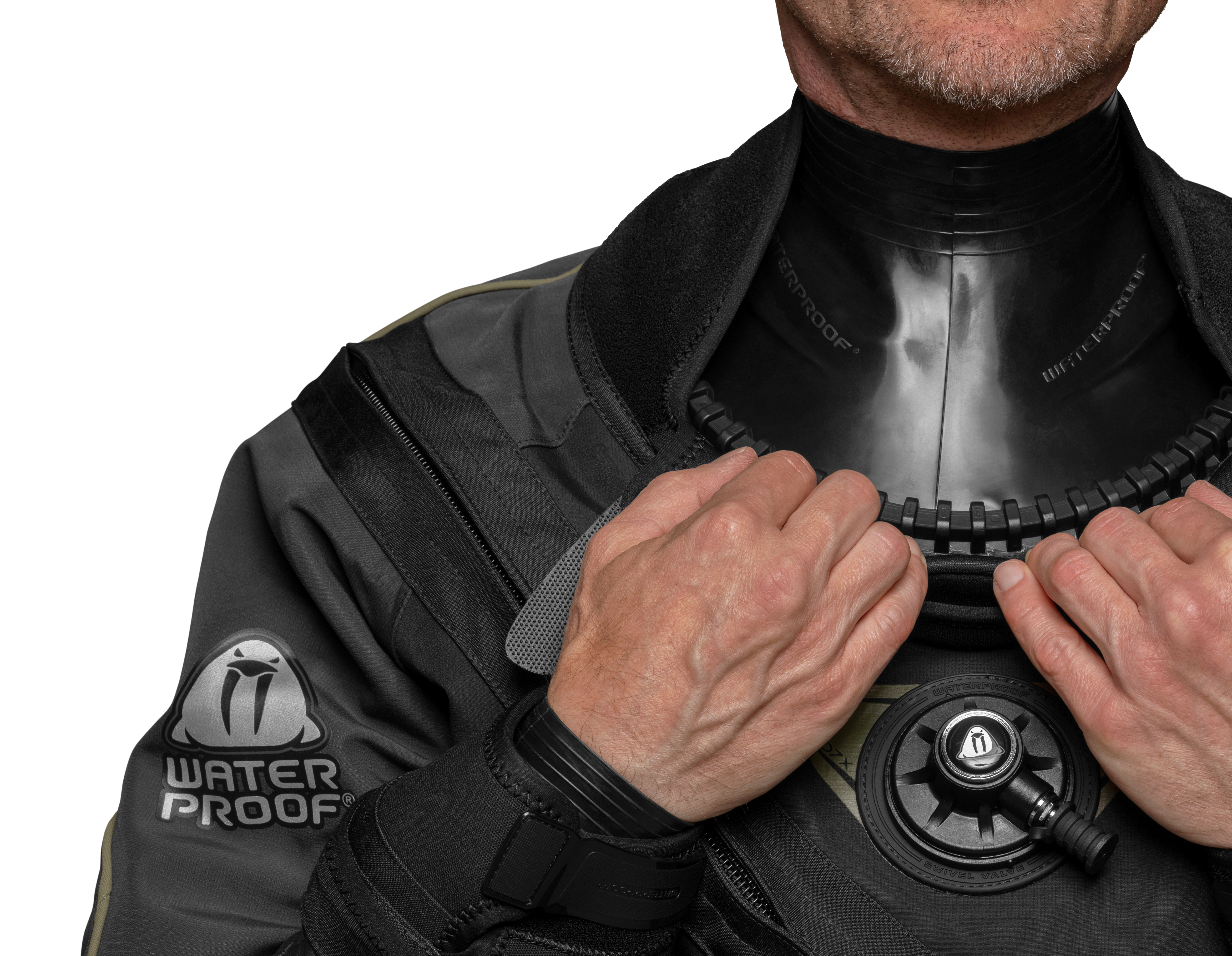 Quick Neck Waterproof D7X Nylotech Premium Trilaminat Trockentauchanzug für maximale Bewegungsfreiheit