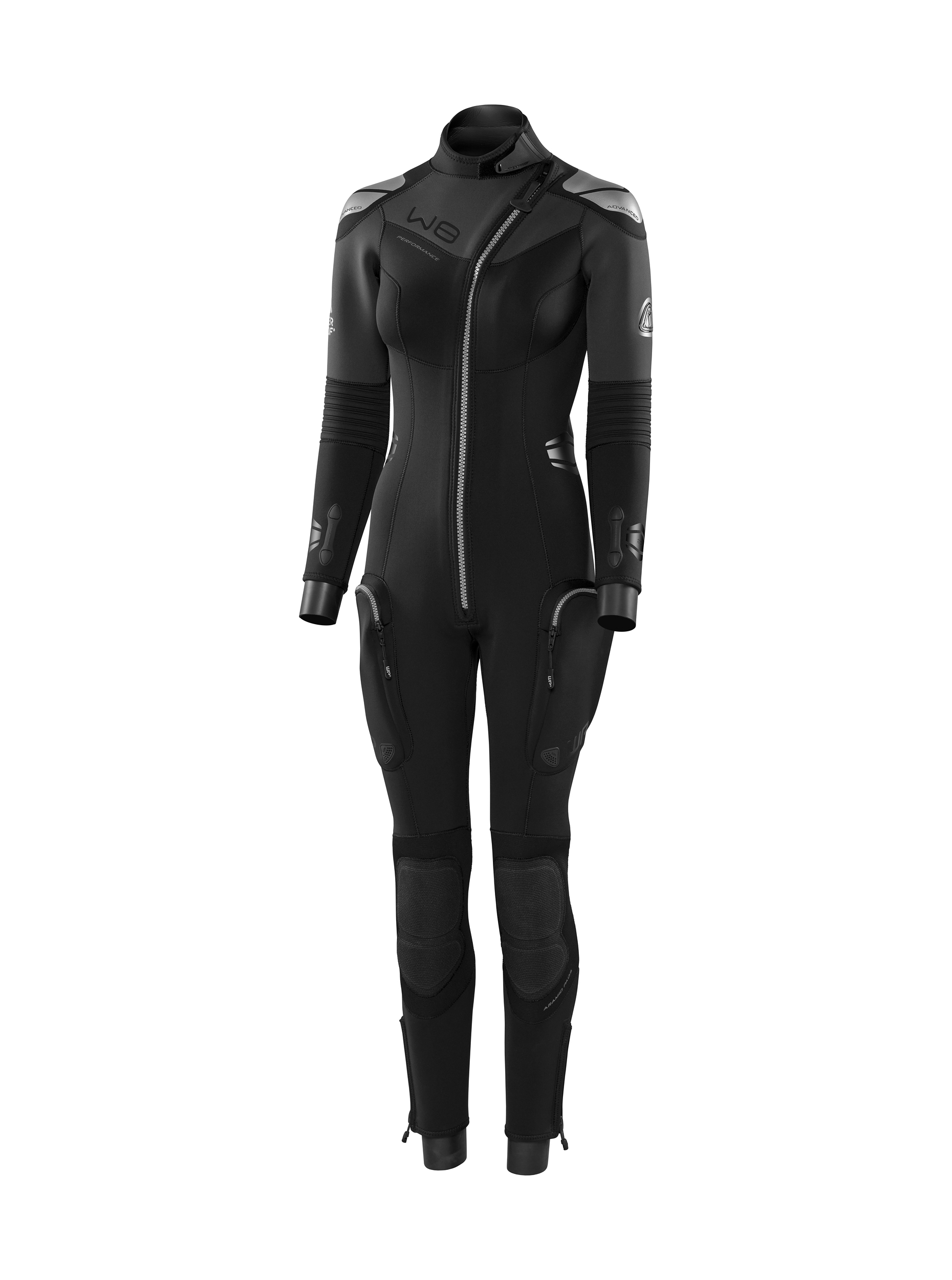 Frauenversion Waterproof W8 Neoflex 5mm 7mm Premium Neoprenanzug aus extrem dehnbarem Superstretch-Material