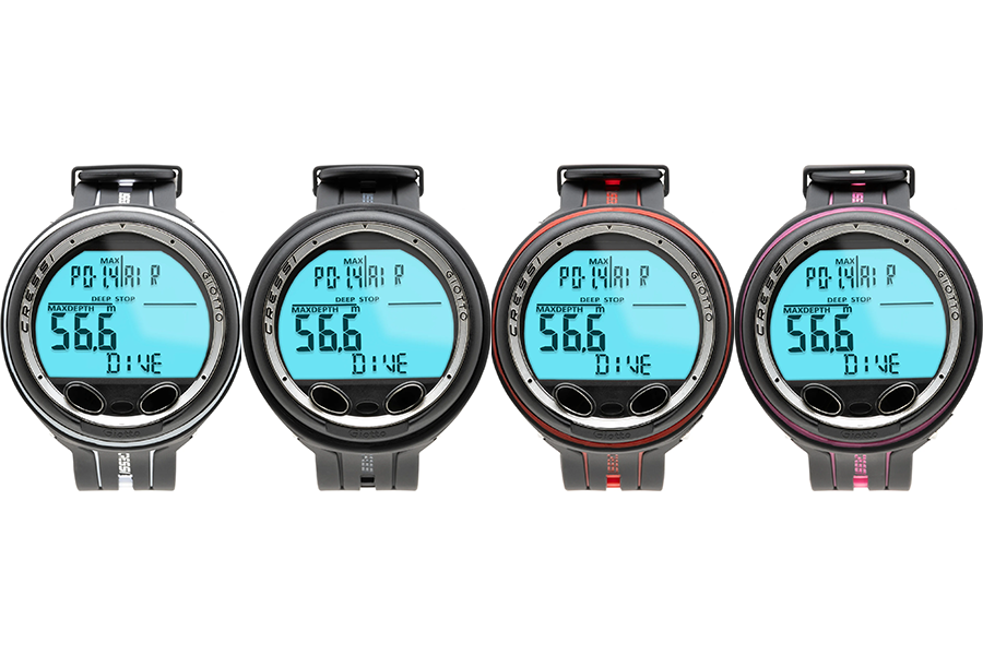 Übersicht der Farben des Cressi Giotto