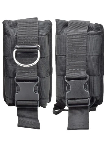 TDS Bleitasche Backplate 4,5 kg Paar – Trimmbleitaschen