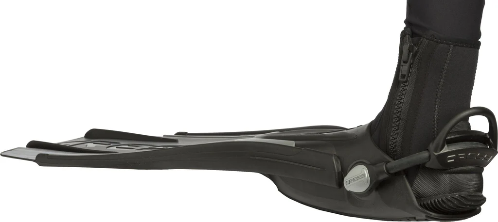 Geräteflosse Tauchflosse Fersenbandflosse Cressi Thor EBS kaufen Bungee-Strap Rückansicht