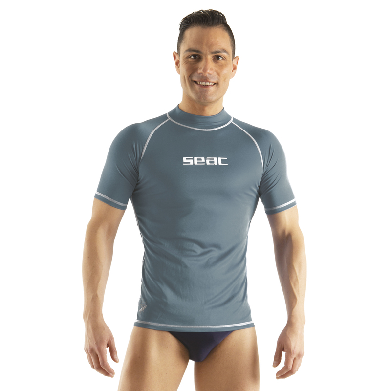 Seac T-Sun Kurz Herren Grau Rashguard von Seac